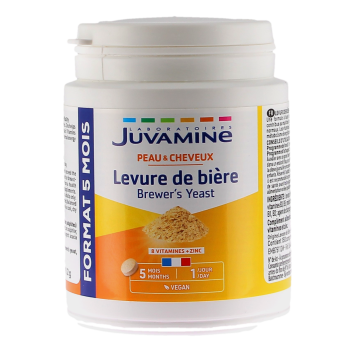 Levure de bière peau et cheveux Juvamine - pot de 150 comprimés