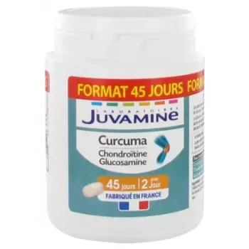 Juvamine curcuma chondroïtine glucosamine - boite de 90 comprimés
