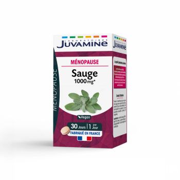 Sauge 1000 mg Juvamine - boîte de 30 comprimés