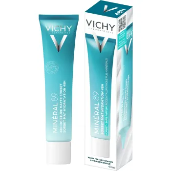 Min&eacute;ral 89 gel sorbet mat hydratation 48h Vichy - tube de 40ml