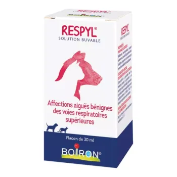 Respyl affections aiguës bénignes des voies respiratoires supérieures Boiron - flacon de 30ml