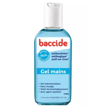 Gel mains anti-bactérien Baccide Cooper - flacon de 100 ml