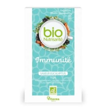 Infusion Immunité bio Nutrisanté - boîte de 20 sachets