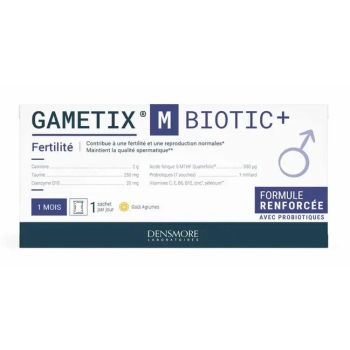 Gametix M Biotic+ Fertilité Densmore - boite de 30 sachtes de 4,5g