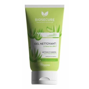 Gel nettoyant à l'aloe vera bio Bio Secure - tube de 150ml