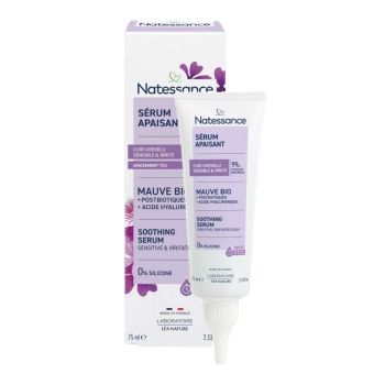 Sérum apaisant cuir chevelu sensible et irrité Natessance - tube de 75ml