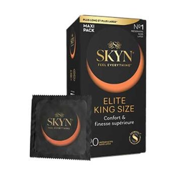 Skyn Préservatifs Elite King Size Manix - boîte de 20 préservatifs