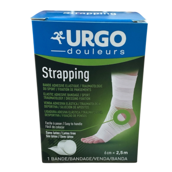 Strapping douleurs Urgo - 1 bande de 6cmx2,5m