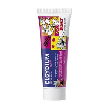 Dentifrice Astérix enfant 3/6ans arôme grenadine Elgydium - tube de 50ml