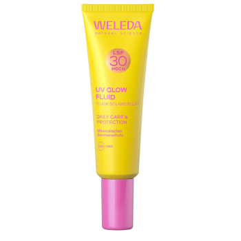 Fluide solaire &eacute;clat SPF30 Weleda - tube de 30ml
