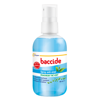 Spray anti-viral fraîcheur thé vert Baccide - spray de 100ml