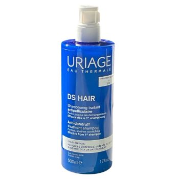 DS Hair shampooing traitant antipelliculaire Uriage - flacon-pompe de 500ml