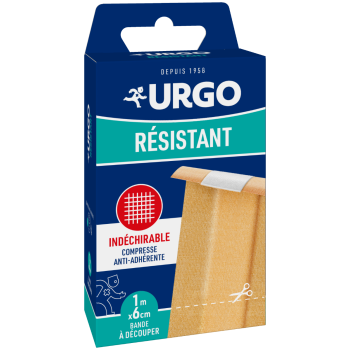 Bande à découper en tissu résistant Urgo - 1 bande à découper de 1m x 6cm