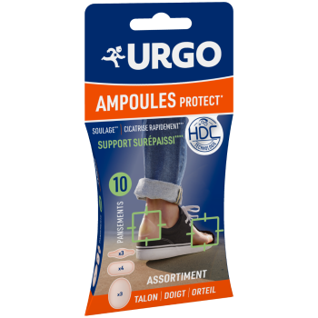 Ampoules Protect 3 formats Urgo - boîte de 10 pansements