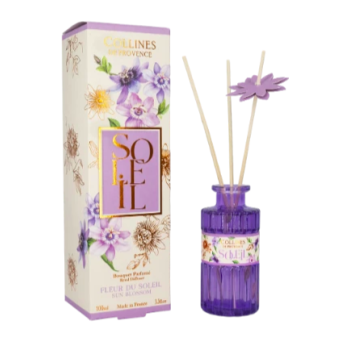 Bouquet parfumé Fleur du soleil Collines de Provence - flacon de 100ml