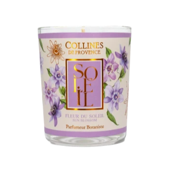 Bougie parfumée Fleur du soleil Collines de Provence - pot de 180g