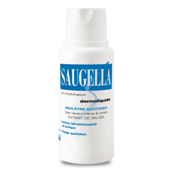 Dermoliquide émulsion lavante douce Saugella - flacon de 250 ml