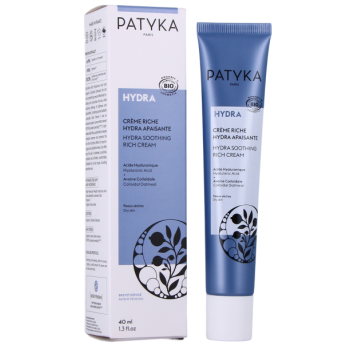 Crème riche hydra apaisante Patyka - tube de 40ml