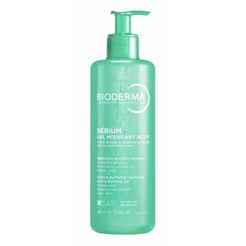 S&eacute;bium Gel moussant actif Bioderma - flacon-pompe de 400ml