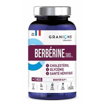 Berbérine 380mg Granions - pot de 60 gélules