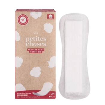 Protège-slips classique coton bio Les Petites Choses - boite de 24 protège-slips