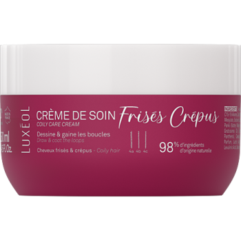 Cr&egrave;me de soin fris&eacute;s et cr&eacute;pus Lux&eacute;ol - pot de 250ml