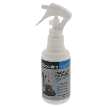 Tick-Puss 2,5 mg/ml Biocanina - spray de 100ml