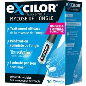 Mycose de l'ongle Excilor - flacon de 3,3 ml