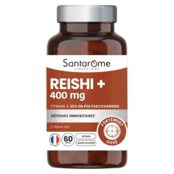 REISHI+ 400mg Santarome - pot de 60 gélules