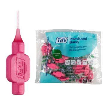 Brossettes interdentaires originales rose taille 0 (0.4 mm) TePe - 20 brossettes