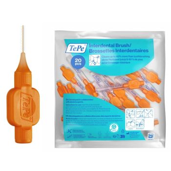 Brossettes interdentaires originales orange taille 1 (0,45mm) TePe - 20 brossettes