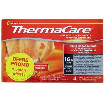 Thermacare patchs auto-chauffants Cooper - boite de 4 patchs