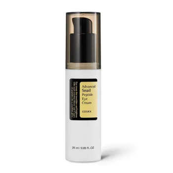 Advanced snail soin contour des yeux aux peptides et bave d'escargot Cosrx - flacon-pompe de 25ml