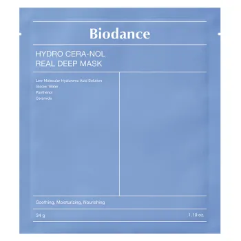 Masque hydro cera-nol real deep mask Biodance - sachet de 1 masque
