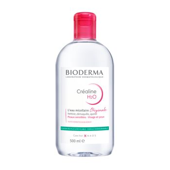 Eau micellaire Créaline H2O Bioderma - flacon de 500 ml