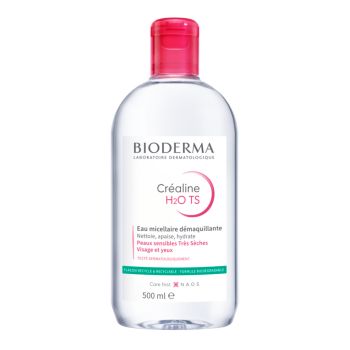 Eau micellaire Créaline TS H20 Bioderma - flacon de 500 ml