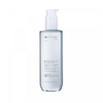 Biosource eau micellaire Biotherm - flacon-pompe de 200ml