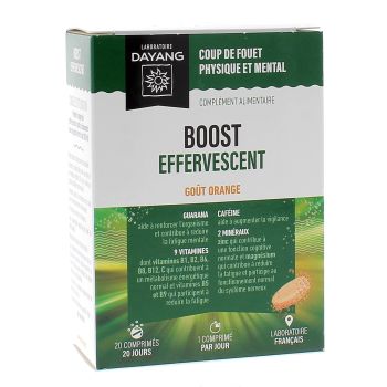 Boost effervescent Dayang - boite de 20 comprimés effervescents