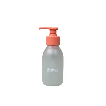 Bouteille en verre pompe rose Pimpant - bouteille de 100ml
