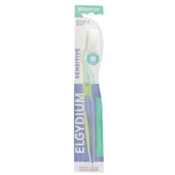 Brosse dents manche flexible Elgydium Sensitive - 1 brosse à dents