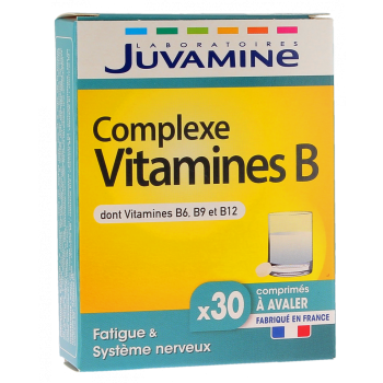 Complexe vitamines B Juvamine - boîte de 30 gélules