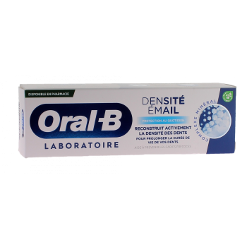Dentifrice densité émail protection au quotidien Oral-B - tube de 75 ml