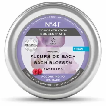 Pastilles Concentration "Clarté et endurance" Fleurs du Dr Bach Lemon pharma - boîte de 50 g