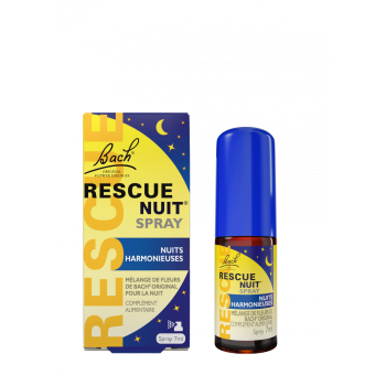 Fleur de Bach Rescue nuit spray nuits harmonieuses - spray de 7 ml