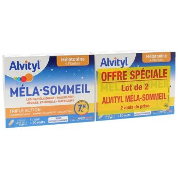 Méla-sommeil Alvityl - lot de 2 boites de 30 gélules