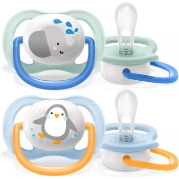 Ultra Air Animals Sucette 0-6 mois Philips Avent - lot de 2 sucettes