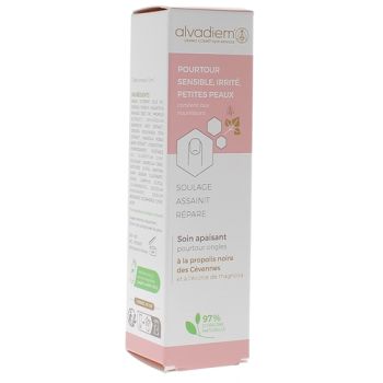 Soin apaisant pourtour ongles Alvadiem - tube pinceau de 10ml