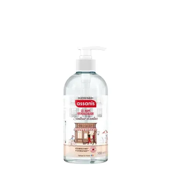Gel mains hydroalcoolique senteur d'antan Assanis - flacon-pompe de 500ml