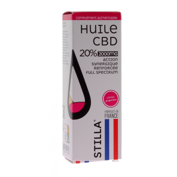 Huile CBD Citron-gingembre 20% Stilla - flacon de 10ml