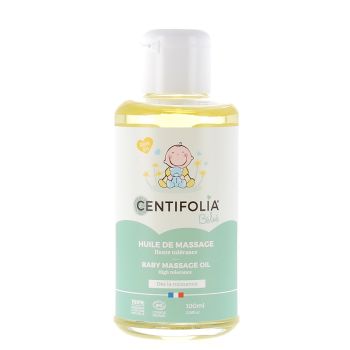 Huile de massage Bio Bébé Centifolia - Flacon de 100 ml